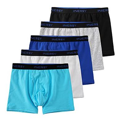 INNERSY Boys Underwear Stretchy Cotton Soft Boxer Briefs for 6-18