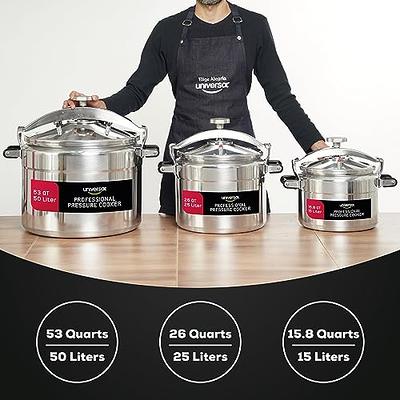 Extra Large Pressure Cooker Thick Commercial Stainless Steel