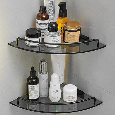 Quality Aluminum Bathroom Shelf 1/3Tiers Bath Shower Shelf Bath