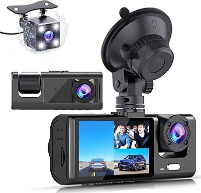 2-Inch Screen Car Recorder, 3-Way HD 1080P Dash Cam, Three-Lens Parking  Monitor, Car DVR with IR Night Vision, Loop Recording, G-Sensor (3 Lens) -  Yahoo Shopping