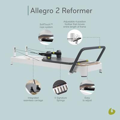 Balanced Body Allegro 2 Pilates Reformer with Standard Steel Footbar,  Pilates Exercise Equipment for Home or Studio, Storm Upholstery - Yahoo  Shopping