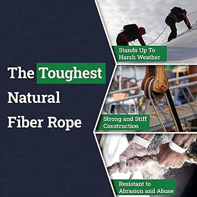 Twisted Sisal Rope SGT KNOTS Moisture/Weather Resistant, Indoor