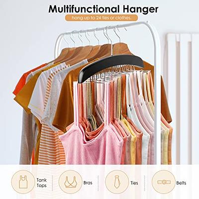  2 Pieces Space Saving Bra Organizer with Wood Tank Top Hanger  Closet Organizer Hangers Natural Wood Bra Holder Hanger Closet Organizer  and Storage Rack for Bras, Tank Tops, Camisoles : Home