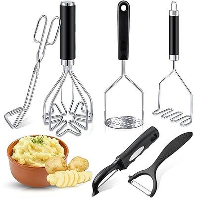 Plastic Pressed Potato Masher Heavy Duty Food Masher Potato Smasher Kitchen  Tool With Comfortable Handle Easy To Clean Vegetable Masher Hand Tool