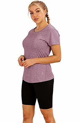 icyzone Workout Running Tshirts for Women - Fitness Athletic Yoga Tops  Exercise Gym Shirts (Pack of 3) (XL, Black/Navy/Rose Wine) - Yahoo Shopping