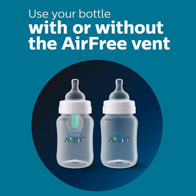 Philips Avent Avent Anti-colic Bottle With AirFree Vent 9oz Clear  (SCY703/03)