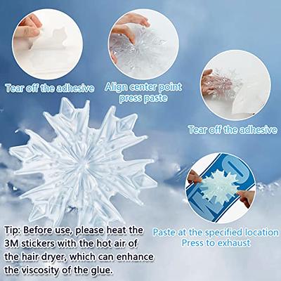 3D Clear Snowflake Snowboarding Stomp Pad PVC Anti-Slip Stomp Pad for  Providing Extra Grip on