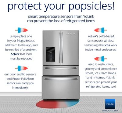 Temperature sensors in Refrigerators/freezers