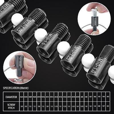 Nut and Bolt Thread Checker (Inch & Metric) -44 Male/Female Thread  Identifier Gauges - 23 Inch