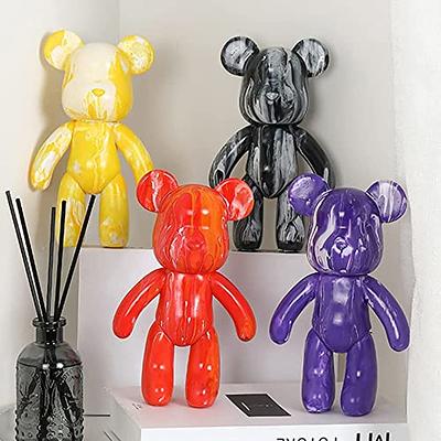 HANDA DIY Painting Fluid Bear Teddy Bear Violent Bear Gloomy Bear Painting  Kit Set Creative Home Decorations Handmade Doll Figurine Toys Gift for  Birthday Valentines (13.4 inch, Bear Mold(No Paints)) - Yahoo