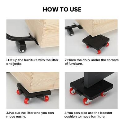  Insdawn Furniture Dolly,Furniture Sliders with Lifter
