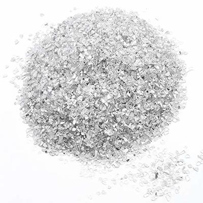 BILLIOTEAM 2.2lb/1000g Decoration Crushed Glass,Reflective White Glass  Gravel Pebbles Stone Beads Chips for Platinum Reflective,Resin Art,Fish  Tank Aquarium Garden - Yahoo Shopping