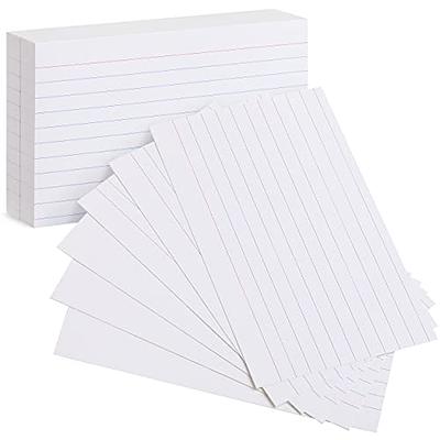 2.5 x 3.5 Blank Paper Business Cards Small Index Cards w Hole