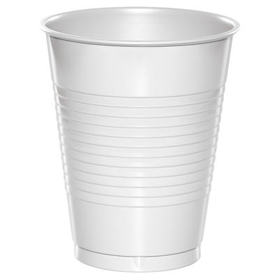 Pastel Blue 16 oz Plastic Cups 60 Count for 60 Guests