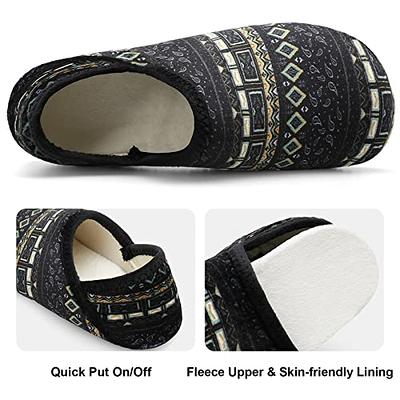 Womens Mens Slippers With Rubber Sole Soft-lightweight House