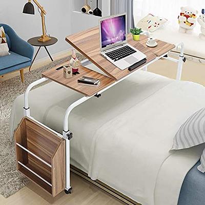 X-Large Rolling Laptop Desk Medical Adjustable Overbed Bedside Table With  Wheels