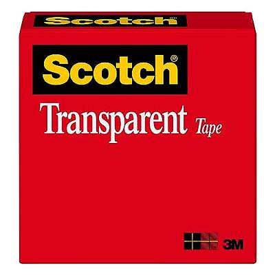 Scotch Double-Sided Removable Tape, Clear, 1/2 in. x 300 in., 1 Disp.