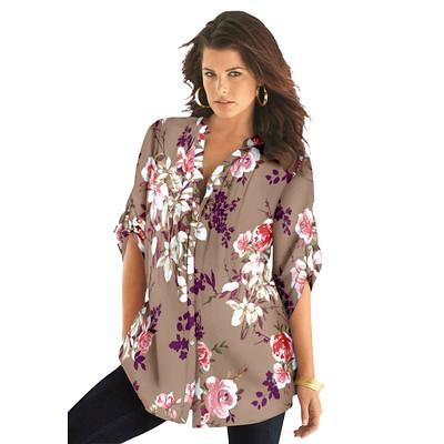 Plus Size Women's Brigitte Lace Wireless T-Shirt Bra 5215 by Leading Lady  in Warm Taupe (Size 46 C) - Yahoo Shopping