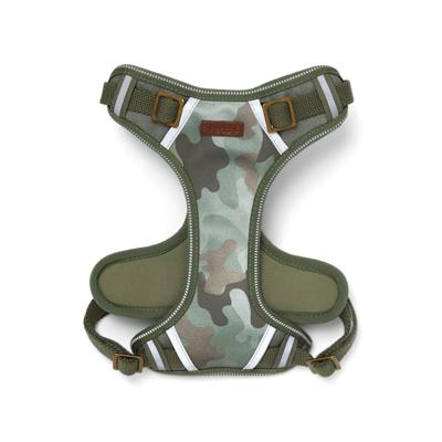 Pawtitas Reflective Camouflage Green Puppy or Dog Harness, X-Small