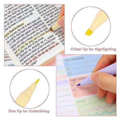 EOOUT Highlighters, 15 Pack, Highlighters Assorted Colors, Pastel  Highlighter Set, Aesthetic Highlighters, Dual Tips, Chisel Tip, Bullet Tip  - Yahoo Shopping