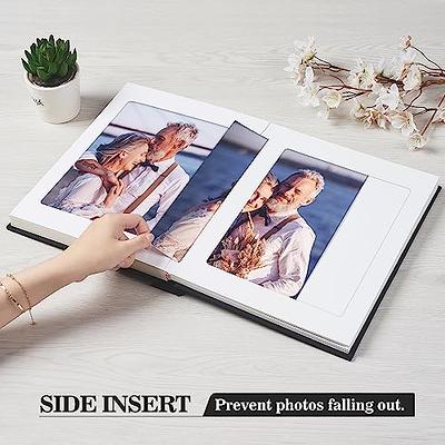 Pssoss Photo Album 8x10 with Writing Space Linen Cover 8x10 Photo