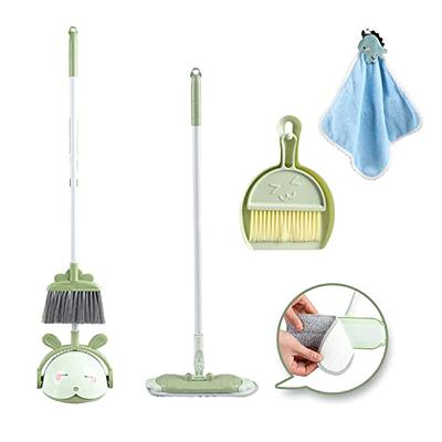 Children Stretchable Floor Cleaning Tools Mop Broom Dustpan Play-house Toys  Gifts