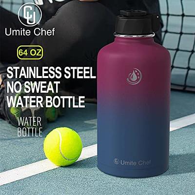 Simple Modern 14 oz Blue and Pink Viacom Insulated Stainless Steel Water Bottle with Straw and Wide Mouth Lid