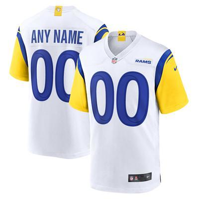 AJ Arcuri Men's Nike Los Angeles Rams Bone Custom Game Jersey - Yahoo  Shopping