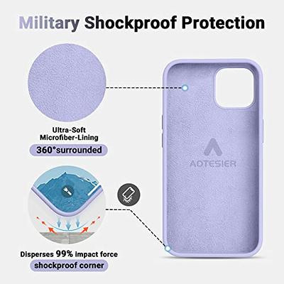 Miracase Compatible with iPhone 12 Case and iPhone 12 Pro Phone Case 6.1  inch(2020),Liquid Silicone Gel Rubber Full Body Protection Shockproof Drop