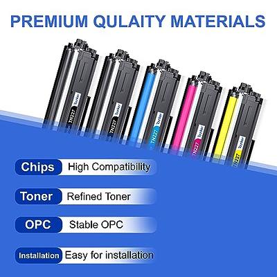  E-Z Ink (TM with Chip Compatible Toner Cartridge Replacement  for Brother TN227 TN227bk TN227 TN223 TN 223bk use with MFC-L3770CDW MFC- L3750CDW HL-L3230CDW HL-L3290CDW HL-L3210CW MFC-L3710CW (2 Black) : Office  Products