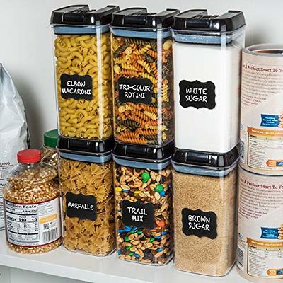 14-Piece Airtight Food Storage Containers Set with Lids for Flour, Sug