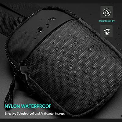 Long Keeper Mini Sling Bag - Men Women Small Waterproof Crossbody Bag  Casual Phone Chest Bag for Travelling Hiking