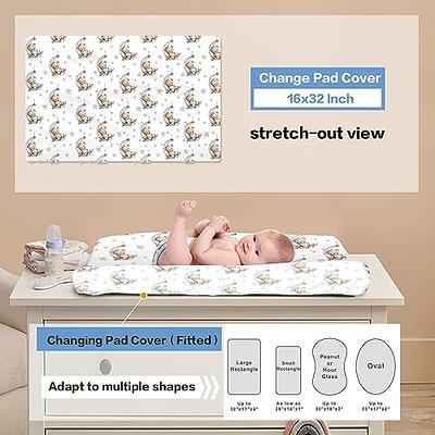 : KAINSY Custom Baby Moon Bear GreyCrib Bedding Sets for