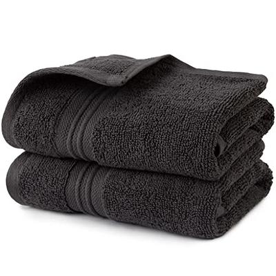 Cannon 100% Cotton Low Twist Hand Towels (16 in. L x 28 in. W), 550 gsm, Highly Absorbent, Super Soft (2-Pack, Peacock Blue)