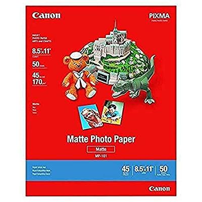 Canon Matte Photo Paper, 8.5 x 11 Inch, 50 Count (7981A004) - Yahoo Shopping