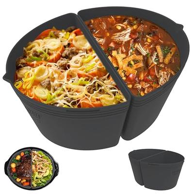 0.65-qt mini Round Slow Cooker, Fondue Melting Pot Warmer with