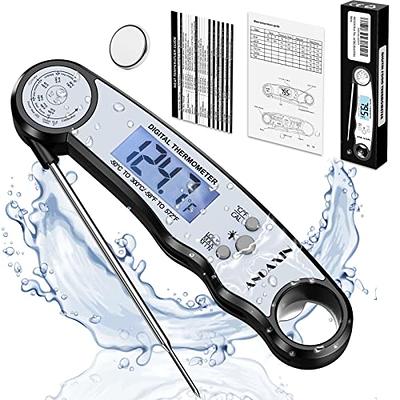 CHEFSTEMP Instant Read Meat Thermometer, 1-Second Meat Thermometer, Digital Meat  Thermometer for Grilling, Food, BBQ, Kitchen Cooking, Oil Deep Frying &  Candy (Light Blue Pocket Pro) - Yahoo Shopping