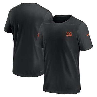 Men's Nike Black Cincinnati Bengals Sideline Logo Performance Pullover  Hoodie