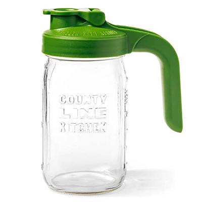 High Quality 1L Glass Jug & Glass Pitcher With Plastic Lid Glass