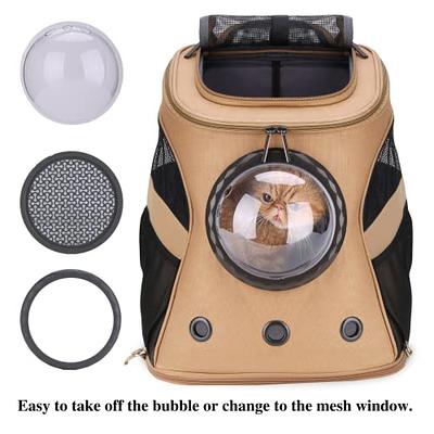 Lollimeow Pet Backpack Carrier for Cats and Puppies - Ventilated