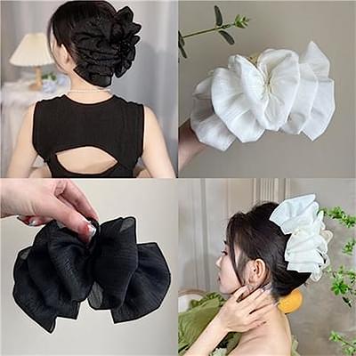 Silk hair accessory