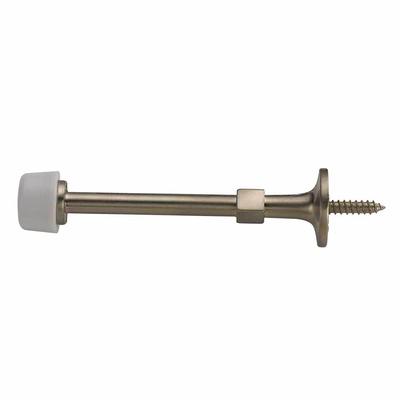 RELIABILT 4-in Satin Nickel Kick-down Door Stop in the Door Stops  department at