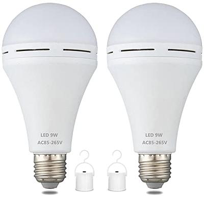 LED Emergency Rechargeable Light Bulbs 15W Equivalent Stay Light