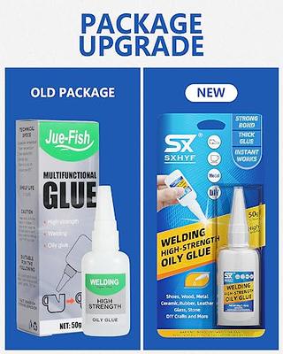 Vicpricme 2 Part Epoxy Glue Clear, 1.76Oz Syringe, Waterproof Plastic Weld  Adhes