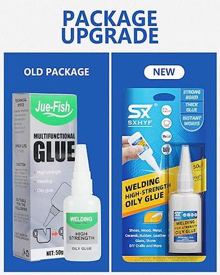 Oil-Based Original Universal Adhesive, Welding High-Strength Oily Glue,  Universal Super Glue Gel, Multi Purpose Strong Glue for Plastic