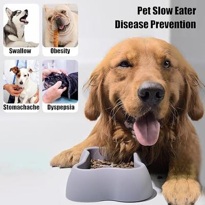 Slow Feeder Dog Bowls Silicone Maze Food Bowl Feeders Dog Puzzle