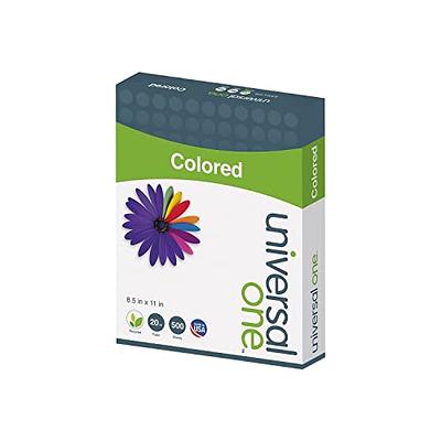 Universal Colored Paper 20lb 8-1/2 x 11 Pink 500 Sheets/Ream