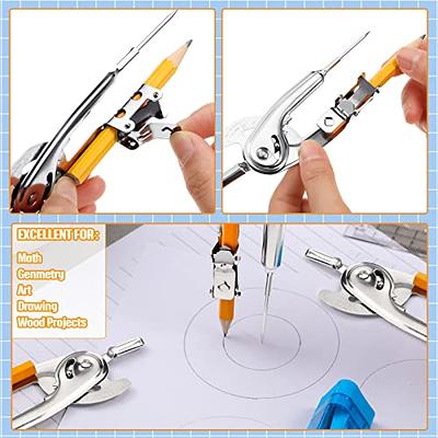 Mr. Pen- Professional Metal Compass with Wheel and Lock for Geometry