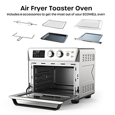 ECOWELL Air Fryer Toaster Oven Combo, 15-in-1 Airfryer Toaster Ovens  Countertop, 26.4 QT Stainless Steel Air Fryers Convection Oven, for 360°  Even & Healthy Cooking, Model: ECOKX01, Silver - Yahoo Shopping