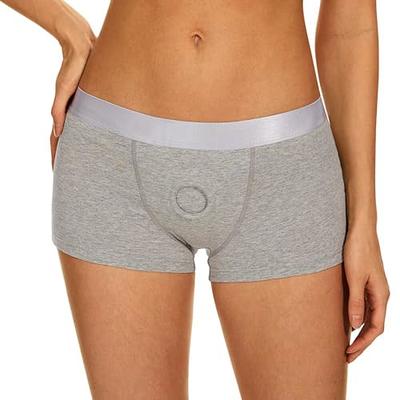 DRESSHAPE Strap On Boxers for Women with Ring Strap On for Unisex Strapless  Strapon Boxer Briefs Panties for Men Women Couples Grey - Yahoo Shopping